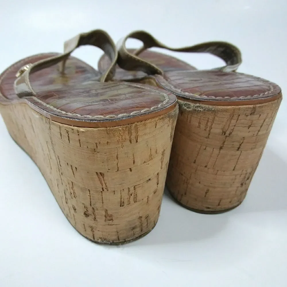 SAM EDELMAN Romy 6.5M Thong Wedge Sandal‎